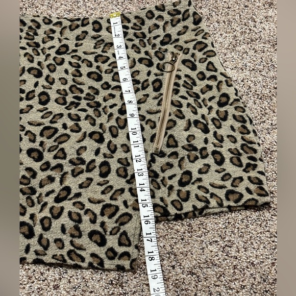 π Hayden Los Angeles Leopard Print Mini Skirt - Size Large π - Picture 8 of 12